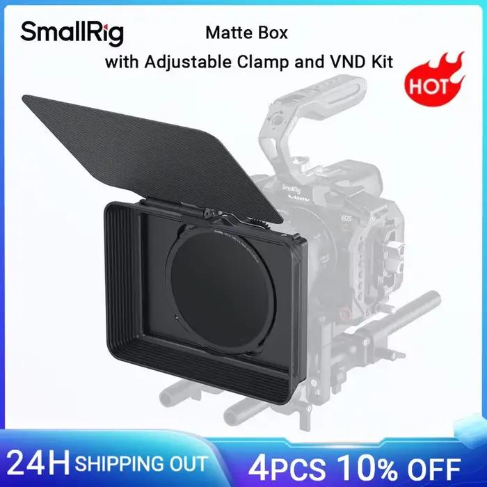 SmallRig-Boîte de 256 avec pince réglable et kit VND avec pare-soleil, pour appareils photo reflex n