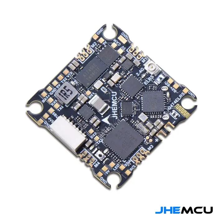 Contrôleur de vol JHEMCU G474ELRS AIO avec récepteur 2.4G intégré, OSD, boîte noire 8MB, 1-2S, 25x25