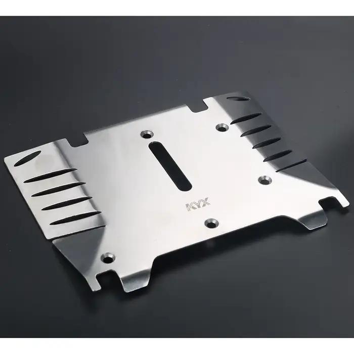 KYX Racing – plaque de dérapage centrale en acier inoxydable, plaque de protection pour châssis, arm
