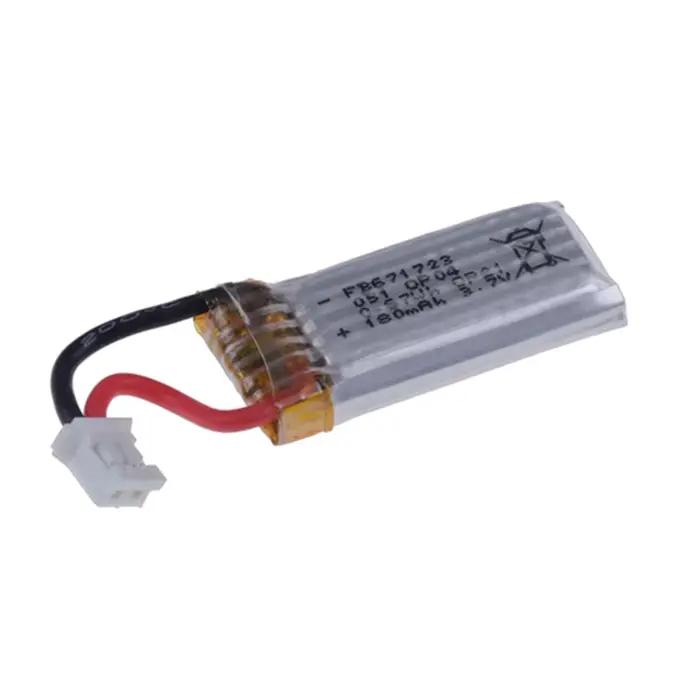 Batterie Lipo 3.7V 180mAh PH2.0 pour Mini Drone Udi i22 Potensic A20 RC Quadcopter, pièces de rechan