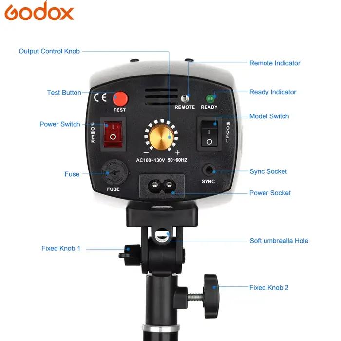GODOX K-150A K150A K180A K-180A 180WS 150Ws Portable Mini Studio principal Flash éclairage galerie d