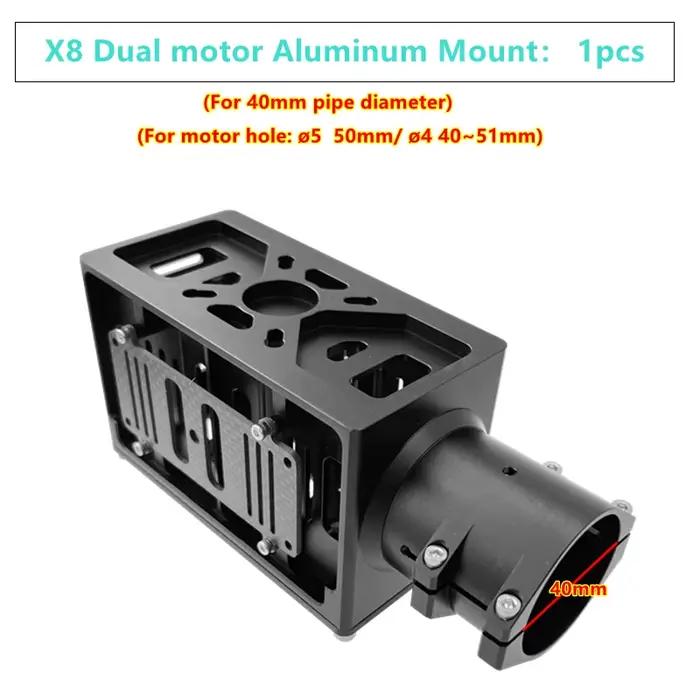 XAERO D40 40mm X8 Support de fixation en aluminium pour ESC double moteur pour drone lourd à tube en