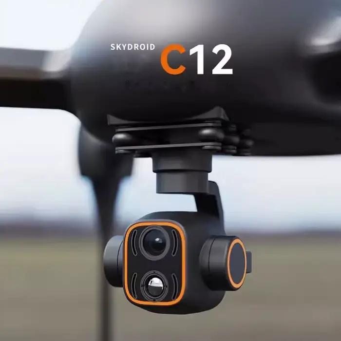 Skydroid C12 AI Tracking Gimbal : double capteur thermique et optique 2K avec stabilisation à 3 axes