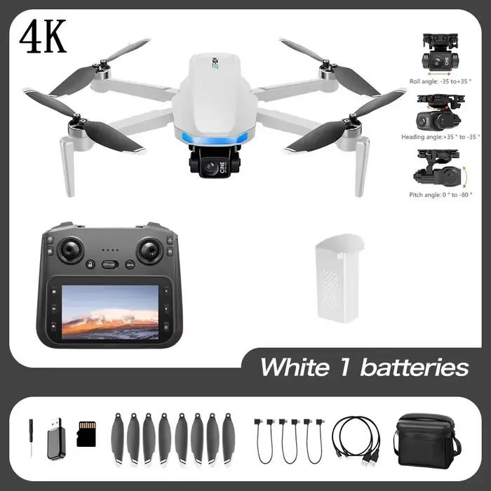 Drone GPS avec grand écran 3 axes cardan Anti-secouement 8K Drone aérien sans brosse 5G GPS 8K camér