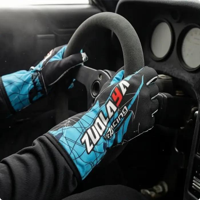 Gants de course en silicone avec impression graphique, légers, extensibles, accessoire sportif, gant