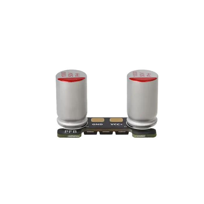 Condensateurs RUSHFPV PFB PRO Dual 50V 100µF compatibles avec les drones FPV de 9 pouces et plus gra