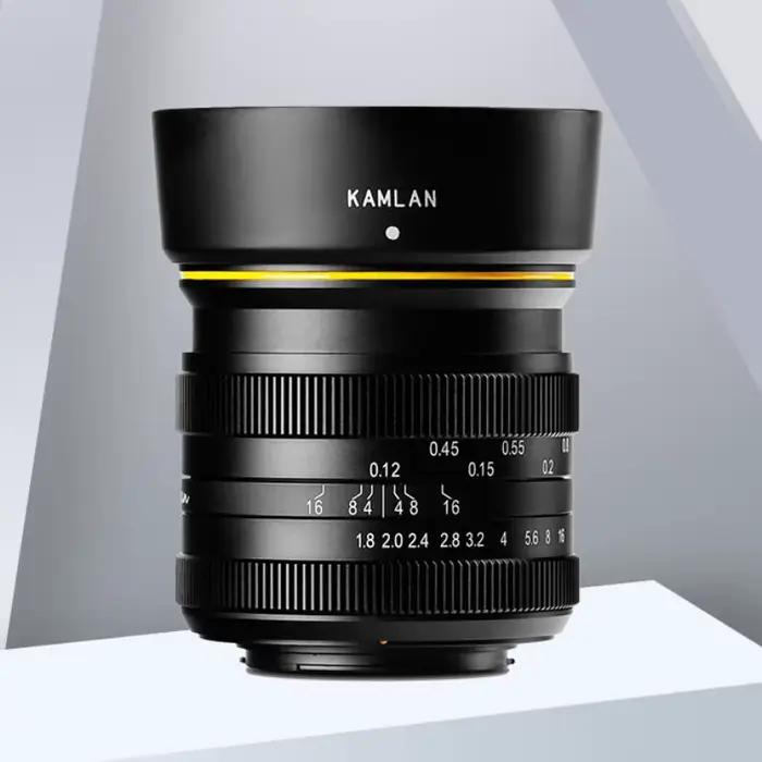 Objectif à mise au point manuelle Kamlan 21mm F1.8 APS-C pour appareils photo sans miroir Fujifilm F