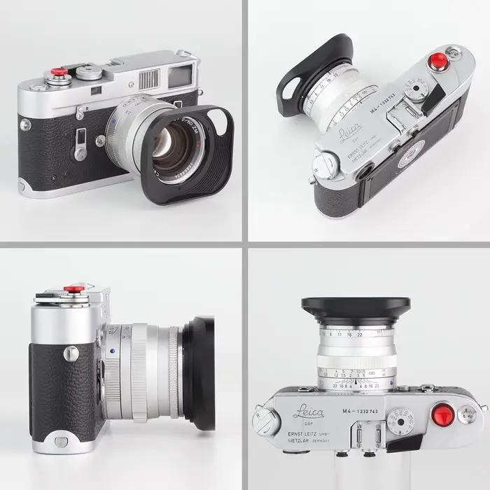 Haoge LH-ZV02P pare-soleil carré en métal pour conclus Zed'appareils Communautés ar T * 2/50 50mm f2
