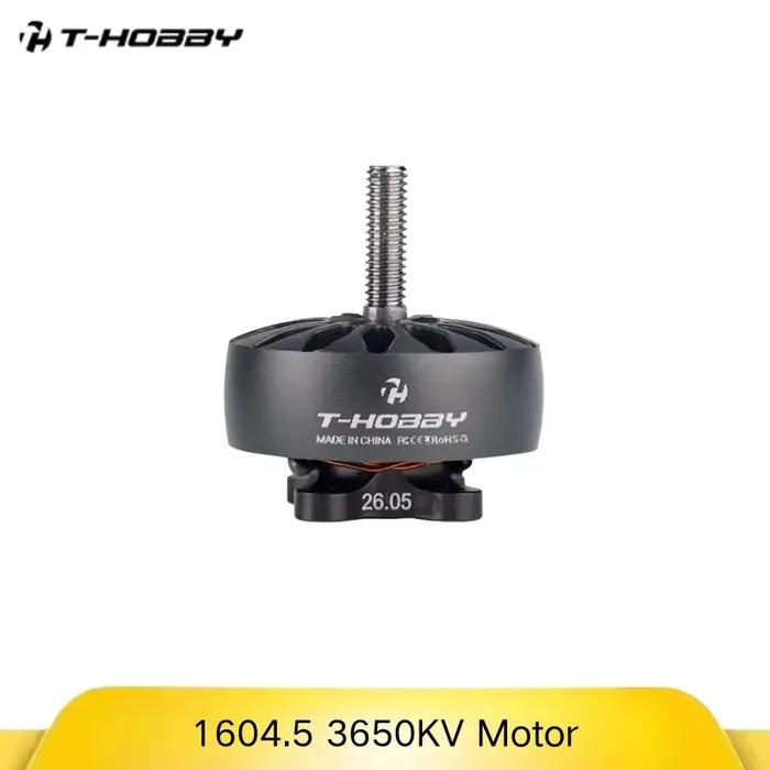 Moteur brushless 1604.5 3650KV avec arbre en titane de 3 mm et Unibell, moteur FPV Freestyle 4S pour