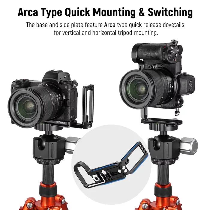 NEEpacks-Appareil photo à dégagement rapide en L, compatible avec Nikon Z5, Z6, Z7, Z6 II, Z7 II, pl