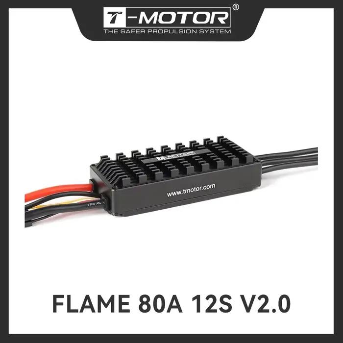 ESC de drone multirotor T-MOTOR FLAME 80A 12S V2.0, 6-12S, adapté aux moteurs P80 U11II MN705S MN805