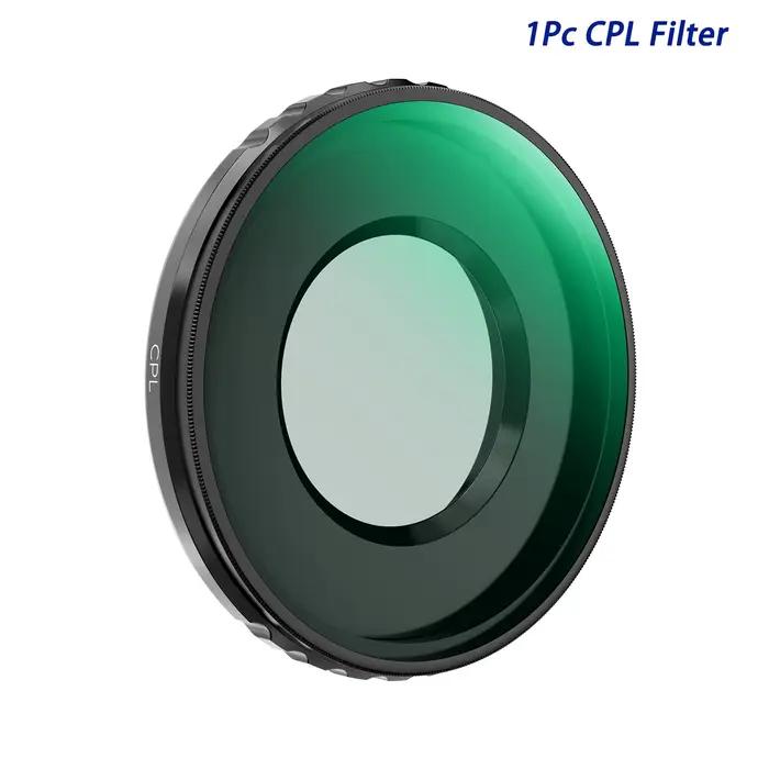 Filtres de drone K&F CONCEPT pour DJI Osmo Action 4 CPL/ND8 ND16 ND32 ND64/ND&PL, revêtement de camé