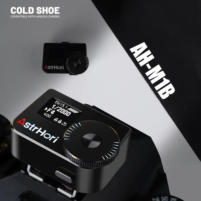 AstrHori AH M1 compteur de lumière pour appareil photo deux cadrans fixation de chaussure chaude et