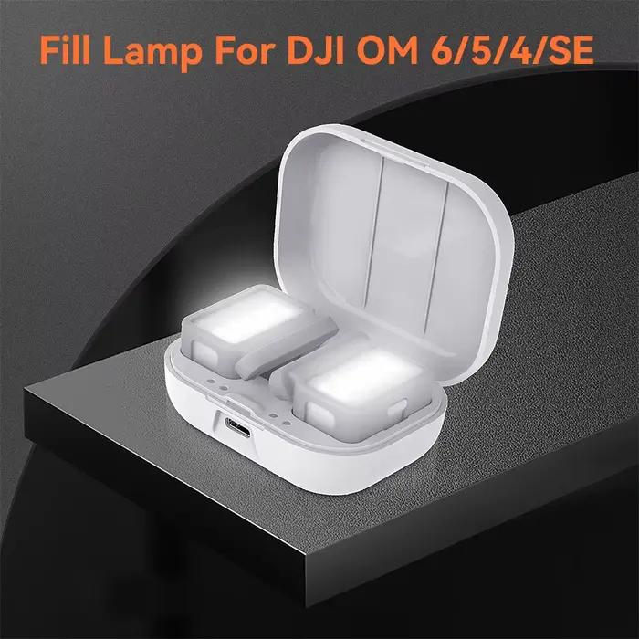 Pince de téléphone pour DJI OM 6/5/SE, couleur de luminosité réglable, température Osmo Mobile 6, ac