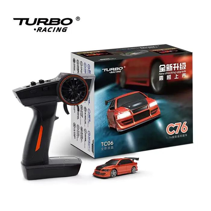 Turbo Racing 1/76 C76 course à pied plate MINI RTR modèle télécommandé voiture sur route jouets de b