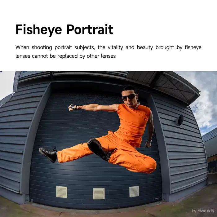 Objectif d'appareil photo sans miroir grand angle fisheye Brightin Star 10 mm F5.6 APS-C pour Sony Z