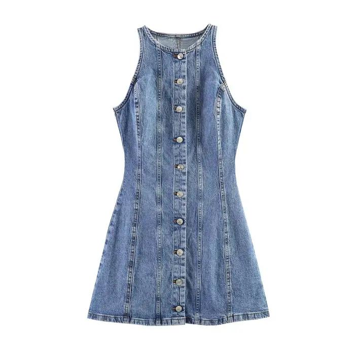 Nouvelle Robe Courte en Jean Sexy Printemps 2026 – Vêtement Féminin Transfrontalier Tendance, Jupe T