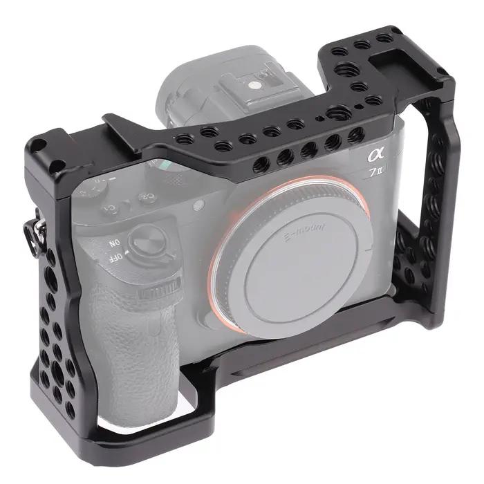 Cage de caméra pour Sony A9 A7RIII A7III A7M3, Cage de lapin en alliage d'aluminium avec support de