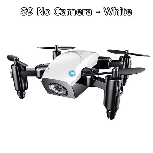 S9HW-Mini Drone avec Caméra S9, Hélicoptère RC Pliable, Maintien d'Altitude, Quadrirotor, WiFi FPV,