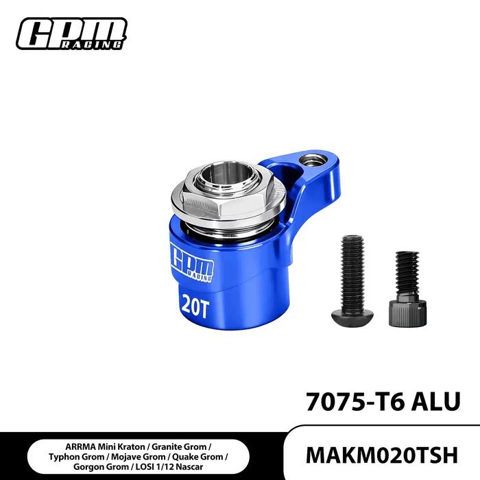 Servo-sauveur GPM 7075 ALLOY 20T/21T/25T pour ARA2508S ARRMA 1/16 MINI KRATON 3S DSC 4X4 RTR, camion