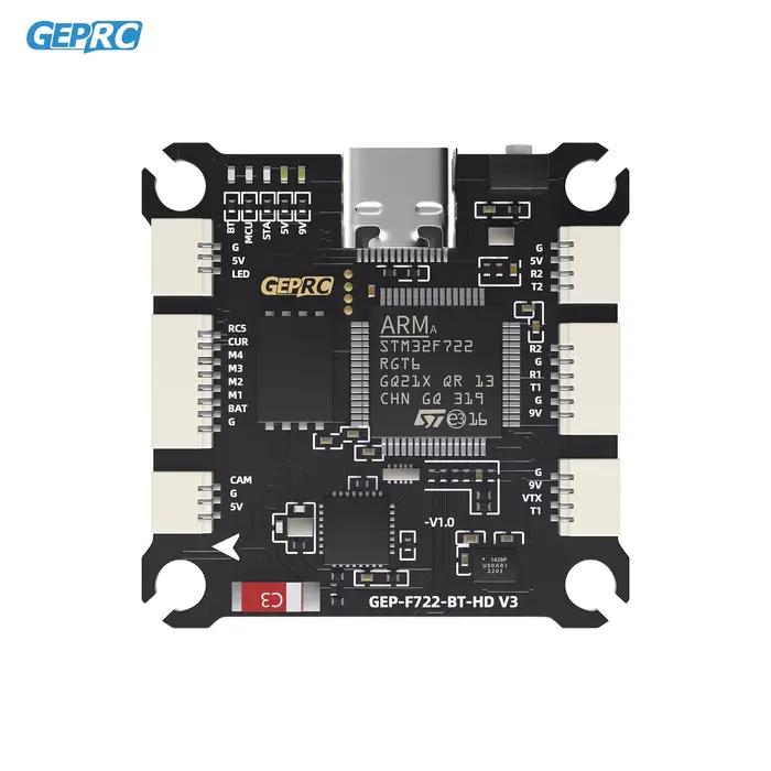 Contrôleur de vol gerpc GEP-F722-BT-HD V3 3-6S LiPo 36.9 × 36.9mm ICM42688-P pour Drone de course FP
