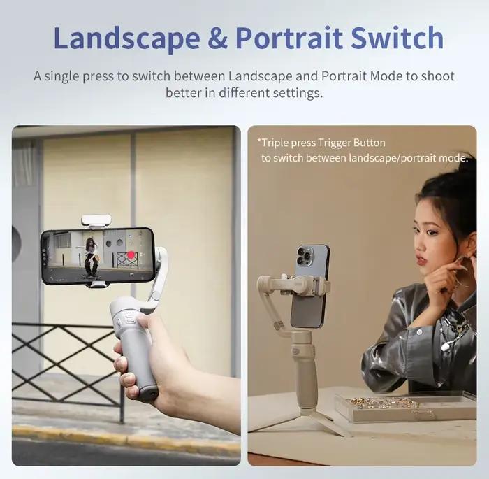 ZHIYUN-Cardan de téléphone officiel lisse Q4 pour iPhone 15 pro max/HUAWEI/Samsung/Xiaomi, stabilisa