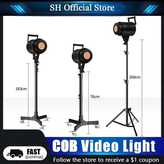 Lampe vidéo LED 135W pour photographie, lumière du jour équilibrée, pour portrait, flash de studio,