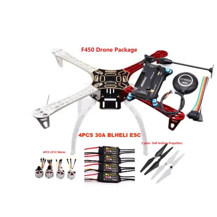 Kit de Drone F450 avec cadre 450 pour APM2.8 + M8N GPS + amortisseur + support GPS avec train d'atte