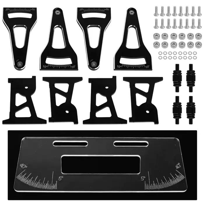 Hobby RC – système de configuration de châssis de route en alliage d'aluminium, pour voiture de cour