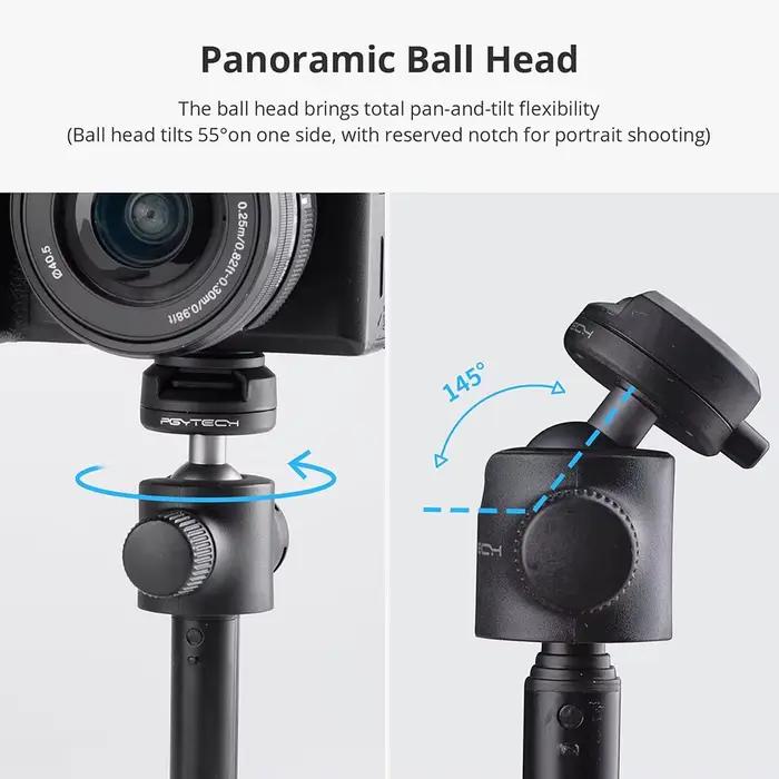 IcalYTECH-Trépied perche d'extension CapLock, perche à selfie avec ensemble de montage pour téléphon