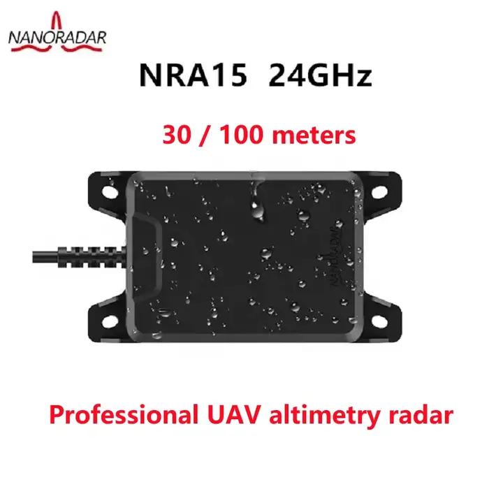 Nanoradar-Capteur lidar pour importateur UAV NRA15, 30m, 100m, 24GHz, altimètre, radar à ondes milli