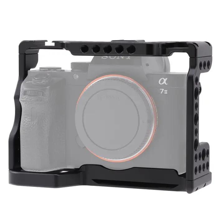 Cage de caméra pour Sony A9 A7RIII A7III A7M3, Cage de lapin en alliage d'aluminium avec support de