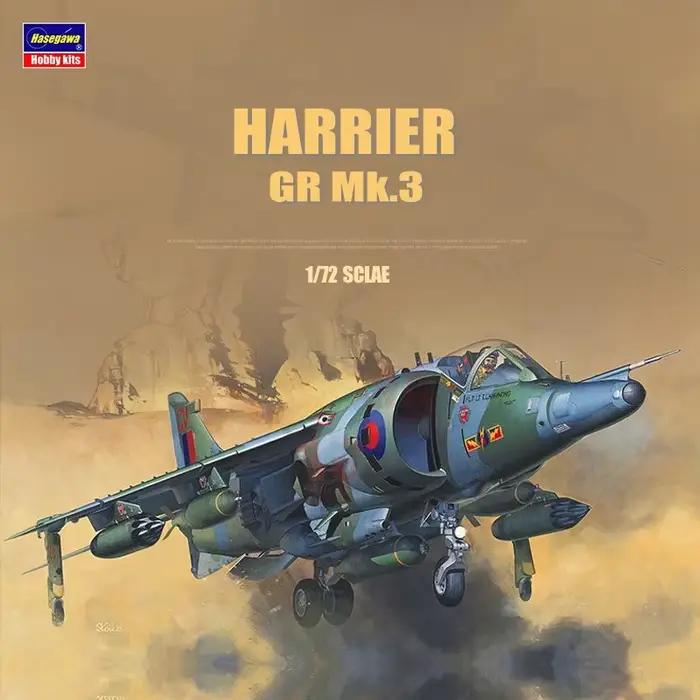 Hasegawa 00236 modèle d'avion 1/72 britannique Harrier Royal Air Force attaque tactique pour modèle
