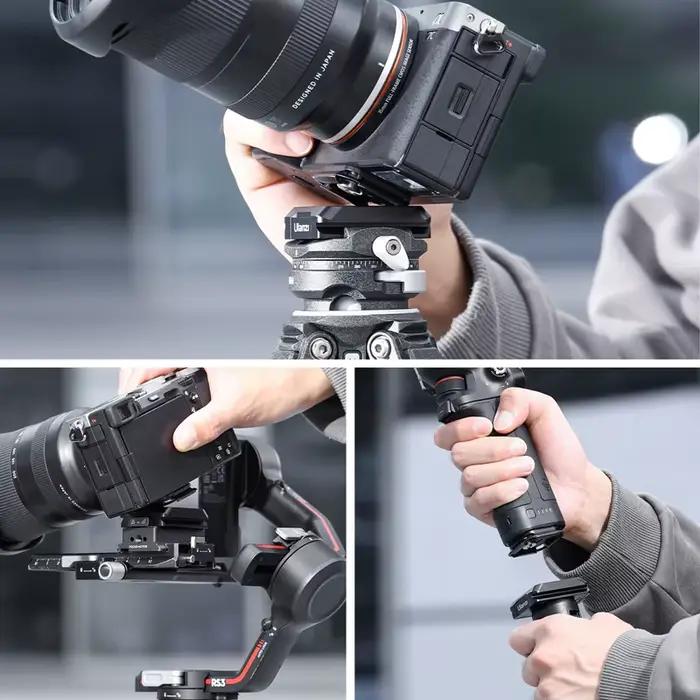 Ulanzi Uka – Kit de plaque et de Base à dégagement rapide, Compatible avec appareil photo DSLR, plaq