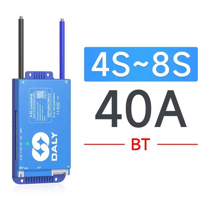 Daly smart BMS 3S 4S 8S 16S 17S 24S 12V 24V 48V 60V 72V 40A 60A BMS Lifepo4 Li-ion LTO batterie bms