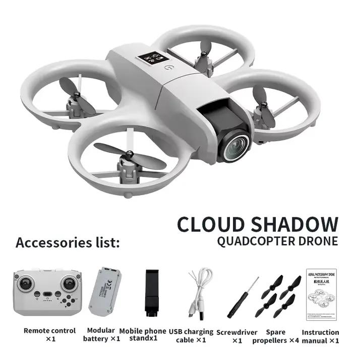 Nouveau H135 Mini Drone WIFI FPV Hover 4K HD caméra professionnelle poche lumières colorées Dron Rc
