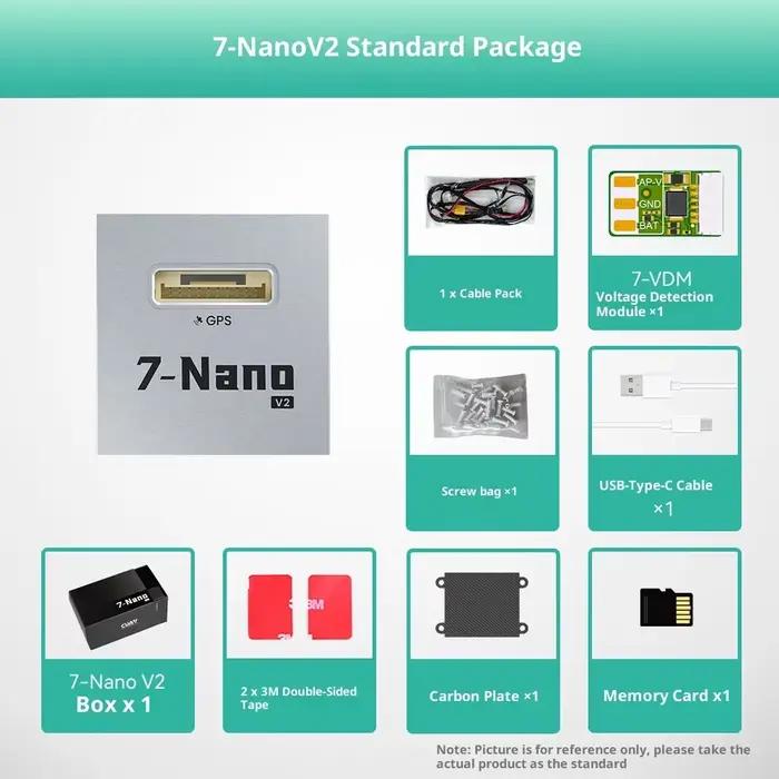Contrôleur de vol CUAV 7 Nano V2 avec PDB, compatible PX4/ArduPilot pour drone FPV de cartographie e