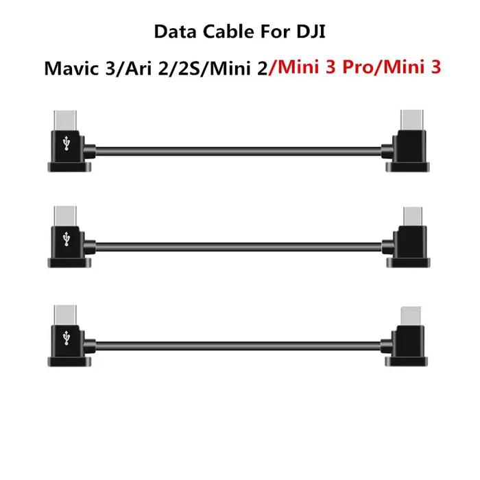 Câble Micro type-c pour télécommande et données, compatible avec DJI Mini 3 Pro /Mavic 3/Mini 2 /Mav