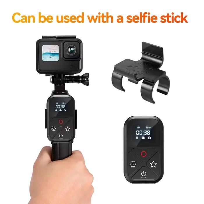 TELESIN télécommande Bluetooth pour GoPro Hero 13 12 11 10 9 avec bracelet 80M télécommande intellig
