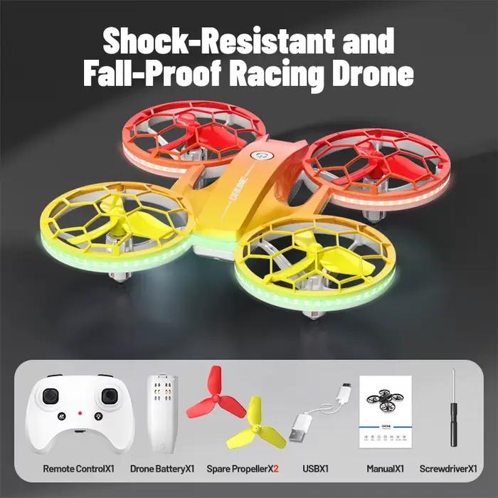 JJRC H127 Quadricoptère télécommandé 2.4G, décollage et atterrissage à une touche, drone acrobatique