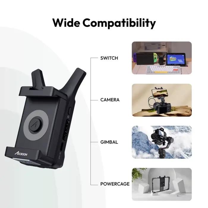 Émetteur vidéo sans fil Accsoon CineView Nano, système de transmission vidéo sans fil HDMI 5G pour D