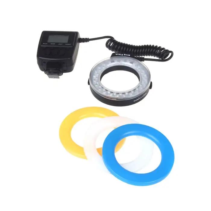 Fotopal RF-550D Macro LED Anneau Flash avec 8 Adaptateur Anneau pour IL Nikon Pentax Olympus Panason