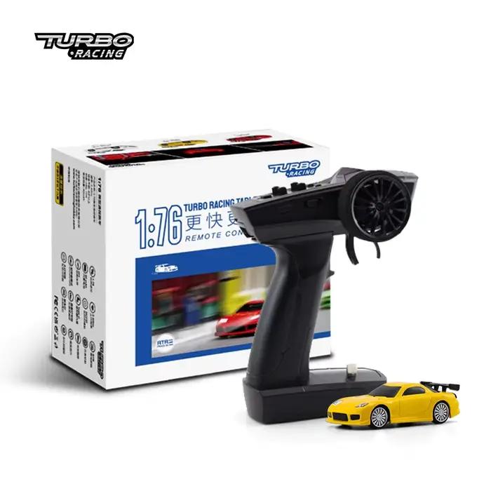 Turbo Racing-Voiture télécommandée pour enfants et adultes, course à pied à plat, 1:76, C64, C63 Dri