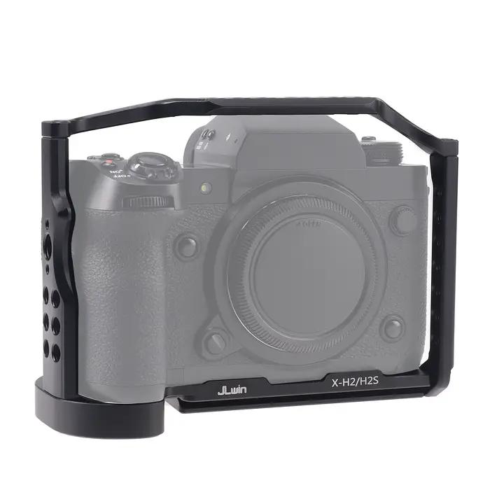 Kit de Cage pour caméra Fuji X-H2/X-H2S, cadre d'extension de photographie en Aluminium, plaque de p