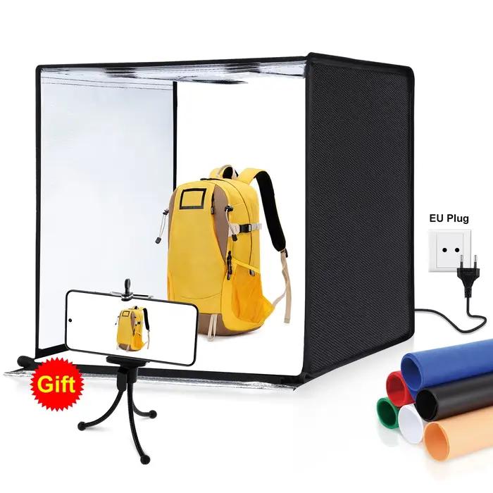 PULUZ 60cm boîte de Studio Photo lumière Portable boîte souple LED 5500K lumière blanche réglable 36