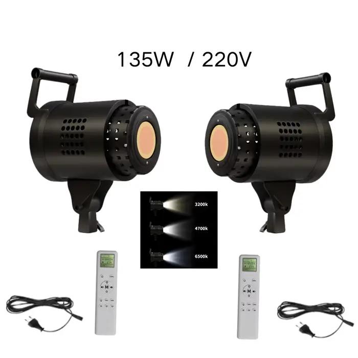 115/135W photographie Bowens éclairage LED 220V Studio vidéo lampe équilibrée lumière du jour Portra