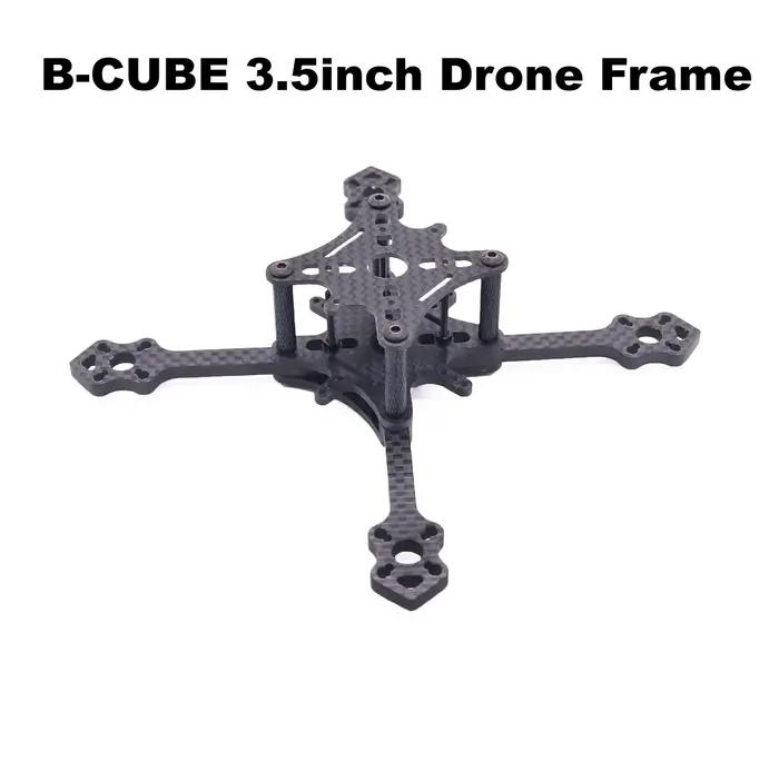 B-CUBE 3.5 pouces FPVDrone cadre Kit Fiber de carbone course Drone quadrirotor Freestyle INAV Beatfl
