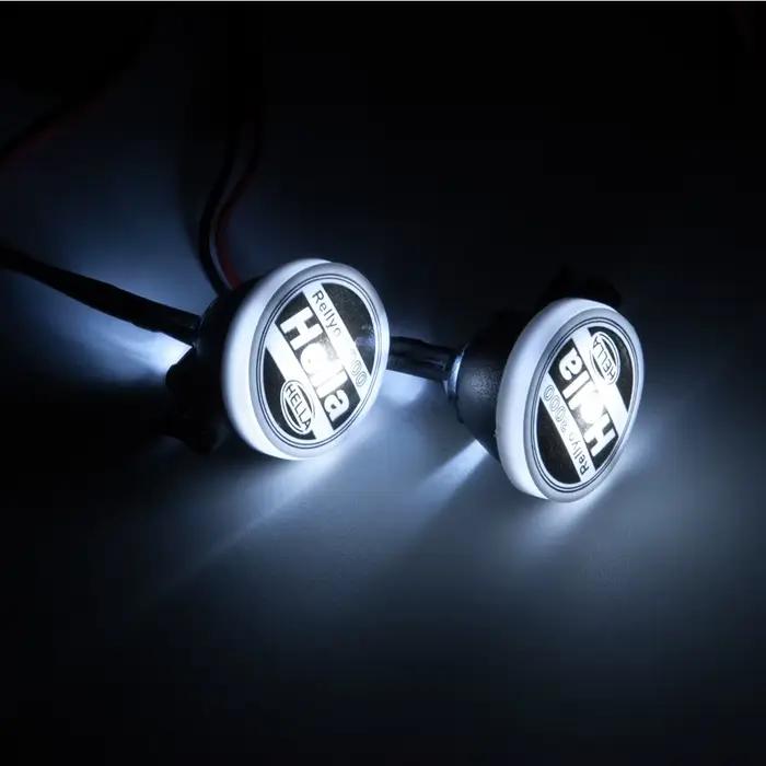 AXSPEED 2/4 pièces, éclairage LED avec couvercle en plastique rond pour TRX-4 Axial SCX10 Tamiya CC0