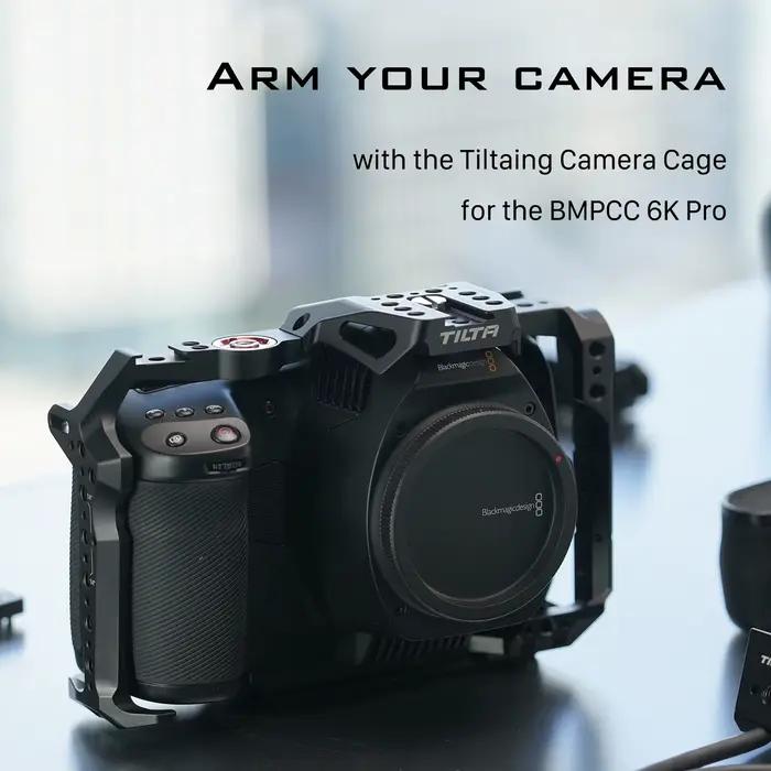 TILTA TA-T11-FCC pour BMPCC 6K PRO/NipFull Caméra jos Dslr Rig Kit pour BMD BMPCC 6K Pro