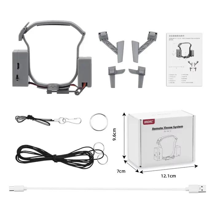 BRDRC-Système Airdrop pour DJI Air 3S, Lanceur à Dégagement Rapide pour la Pêche, Cadeaux de Mariage